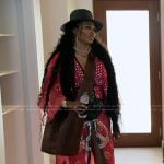 Cynthia’s pink floral caftan gown on The Real Housewives of Atlanta