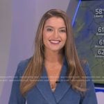 Dani’s belted denim blazer on Good Morning America