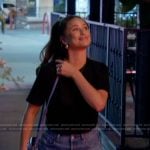 Nia’s denim shorts on The Valley