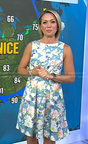 Dylan’s floral crisscross dress on Today