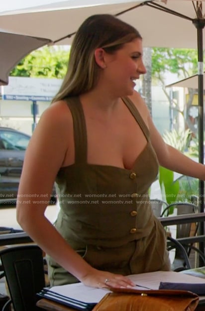 Janet’s green corset and pants on The Valley