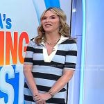 Jenna’s blue stripe polo dress on Today