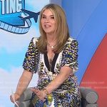 Jenna’s printed v-neck dress on Today