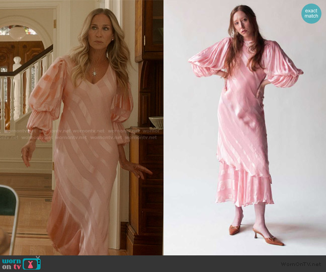 Judy Hornby 1980s Vintage Dress worn by Carrie Bradshaw (Sarah Jessica Parker) on And Just Like That