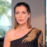 Julia’s black confessional dress on The Real Housewives of Miami