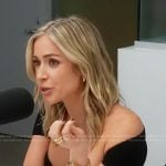Kristin’s black sweetheart top on Honestly Cavallari The Headline Tour