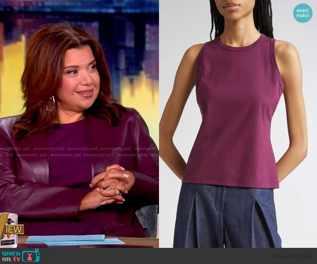 Lafayette 148 New York Racerback Tank worn by Ana Navarro on The View