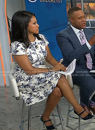 Laura’s navy heel pumps on Today