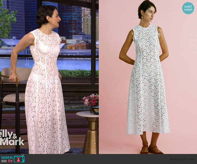 Lovaan Audrey Dress worn by Jenny Slate on Live with Kelly and Mark