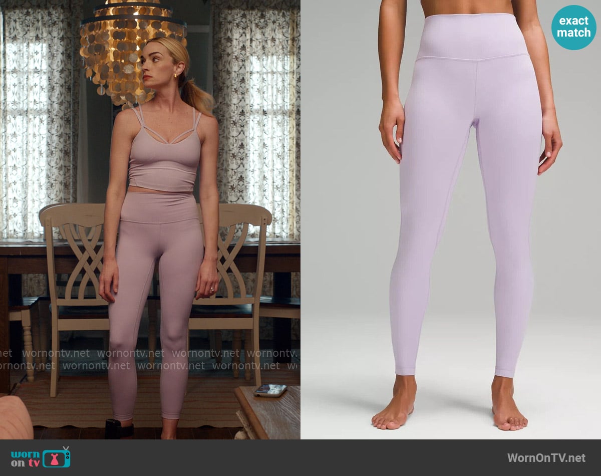 Lululemon Align Tights in Lilac Ether worn by Georgia Miller (Brianne Howey) on Ginny & Georgia