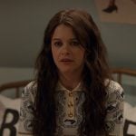 Maxine’s horse print polo sweater on Ginny & Georgia