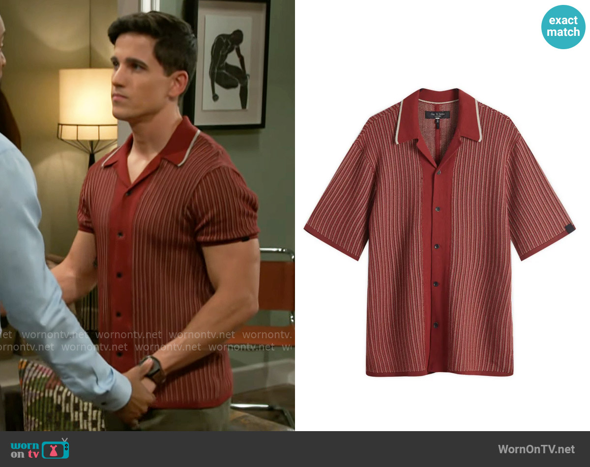 Rag and Bone Harris Shirt worn by Bradley 'Smitty' Smith (Mike Manning) on Beyond the Gates