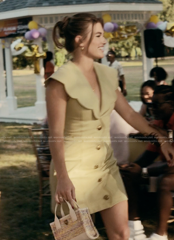 Sarah’s scalloped mini dress on The Chi