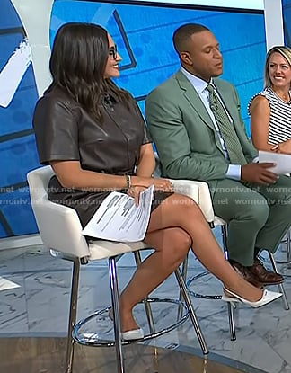 Savannah’s white slingback pumps on Today