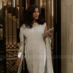 Seema’s white fringe dress on And Just Like That