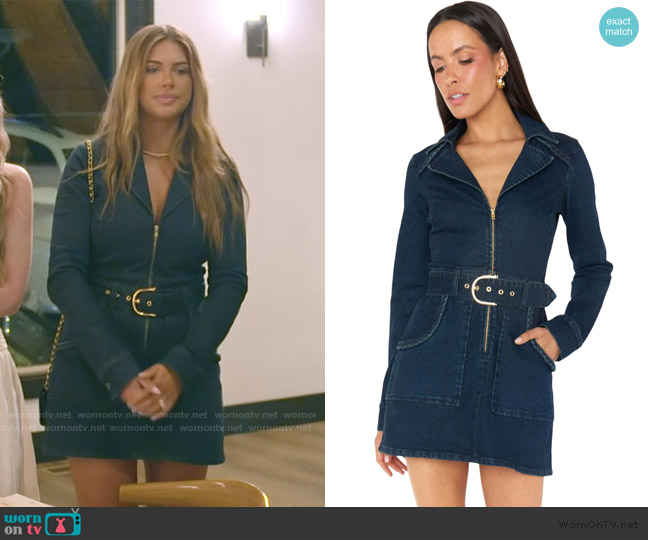 Show Me Your Mumu Outlaw Long Sleeve Dress worn by Demi Engemann on The Secret Lives of Mormon Wives