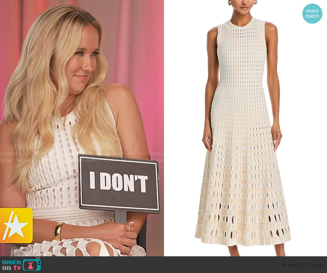 Simkhai Zyla Knit Maxi Dress worn by Anna Camp on Access Hollywood