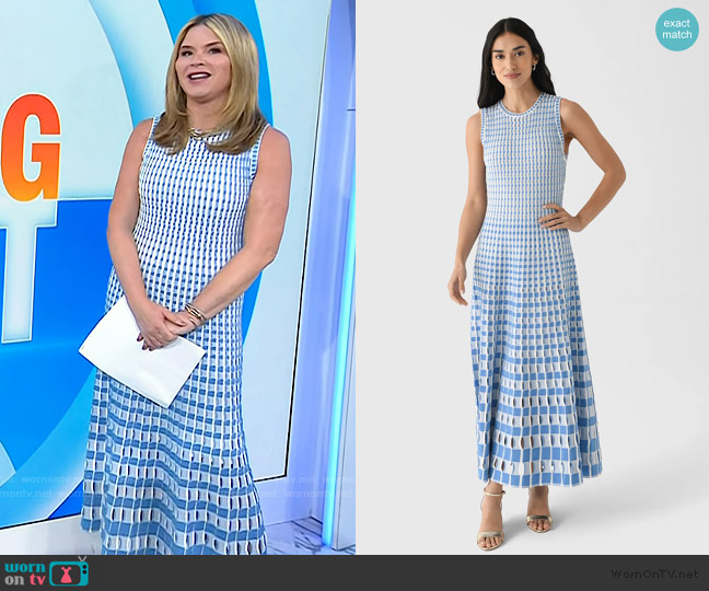 Simkhai Zelma Maxi Dress worn by Jenna Bush Hager on Today