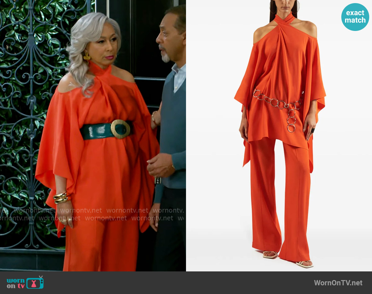 Taller Marmo Piccolo Mambo Mini Dress worn by Anita Dupree (Tamara Tunie) on Beyond the Gates