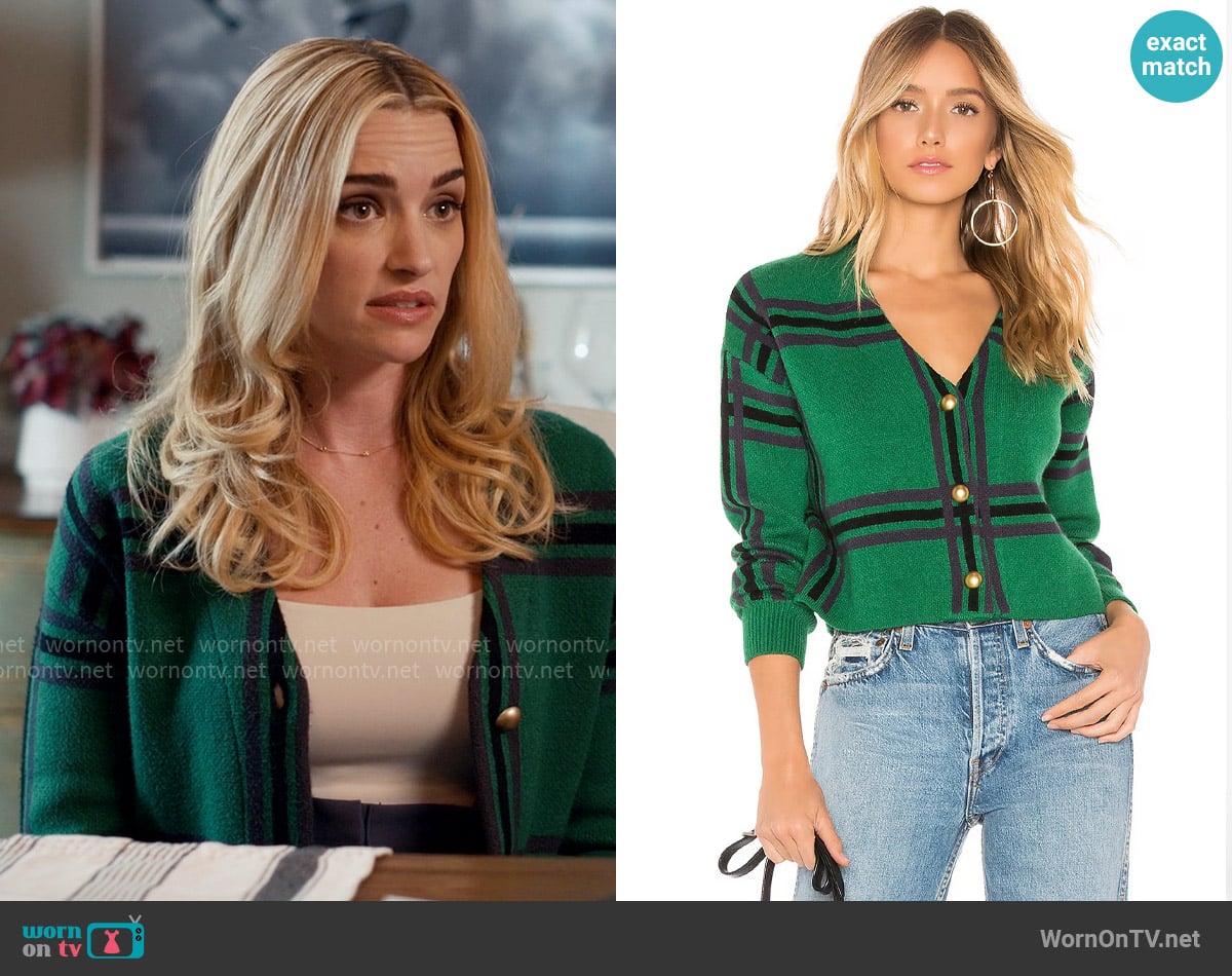 Tularosa Bellair Cardi worn by Georgia Miller (Brianne Howey) on Ginny & Georgia