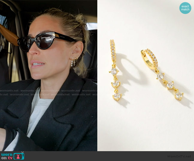 Uncommon James Charmed Huggies worn by Kristin Cavallari on Honestly Cavallari The Headline Tour
