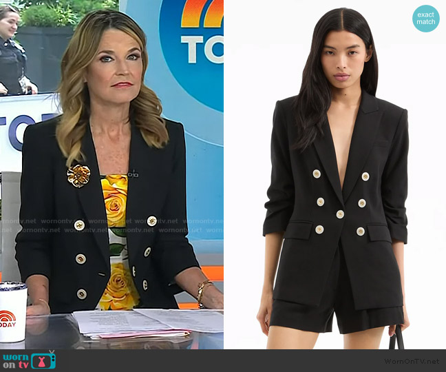 Veronica Beard Tomi Dickey Jacket worn by Savannah Guthrie on Today