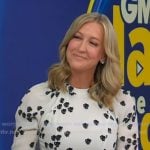 Lara’s white floral dress on Good Morning America