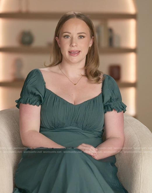 Whitney’s sweetheart confessional dress on The Secret Lives of Mormon Wives