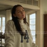 Belly’s grey 14 print sweatshirt on The Summer I Turned Pretty