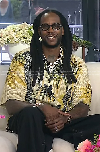 2 Chainz’s tropical print shirt on Today