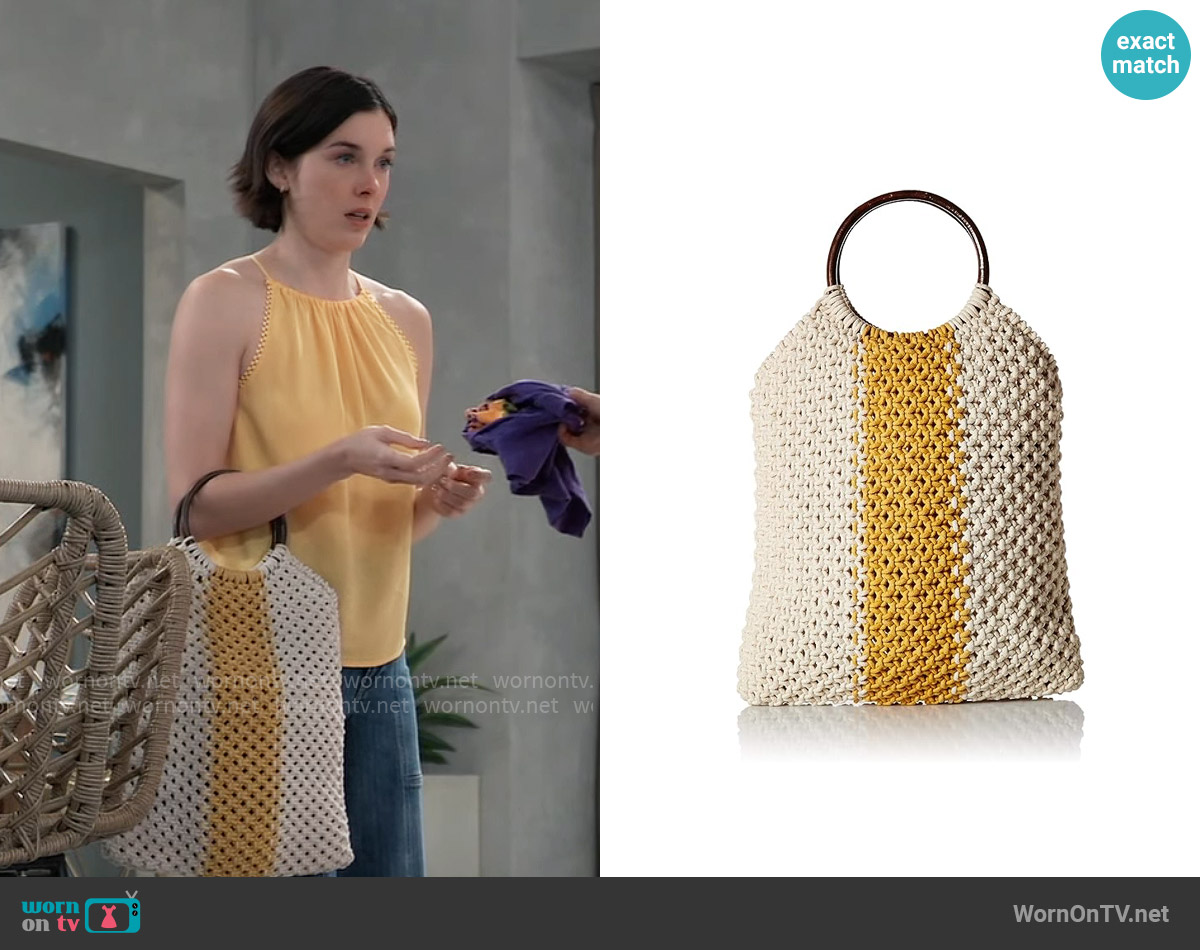 Circus by Sam Edelman Veronica Bag worn by Willow Tait (Katelyn MacMullen) on General Hospital