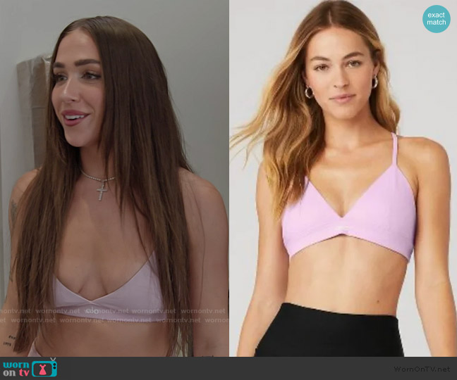 Alo Splendor Bra worn by Ariana Biermann on Next Gen NYC