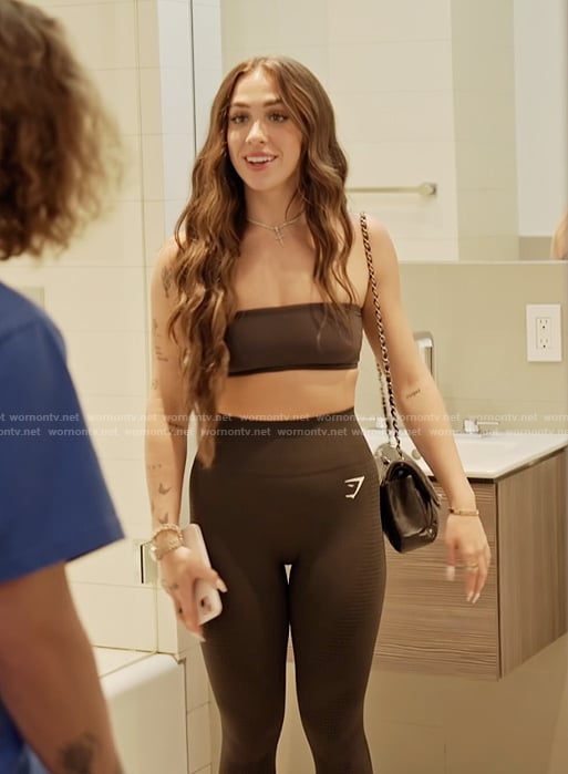 Ariana’s black leggings on Next Gen NYC