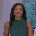 Brittany’s green sleeveless dress on Good Morning America