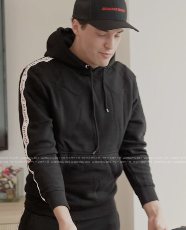 Brooks’s black hoodie on Next Gen NYC