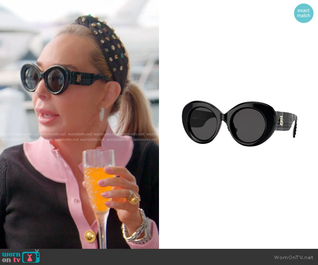 Burberry Margot 4370U Sunglasses worn by Marysol Patton (Marysol Patton) on The Real Housewives of Miami