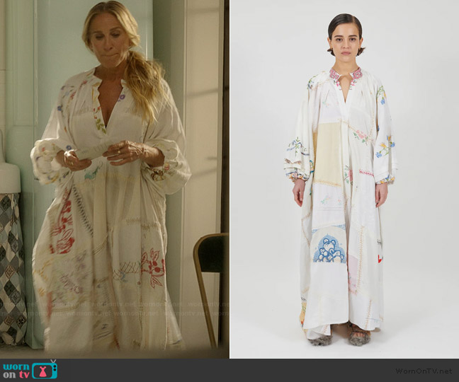 By Walid Embroidered Dress worn by Carrie Bradshaw (Sarah Jessica Parker) on And Just Like That