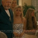 Cadence’s white and blue floral midi dress on We Were Liars