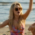 Cadence’s pink floral print swimsuit on We Were Liars