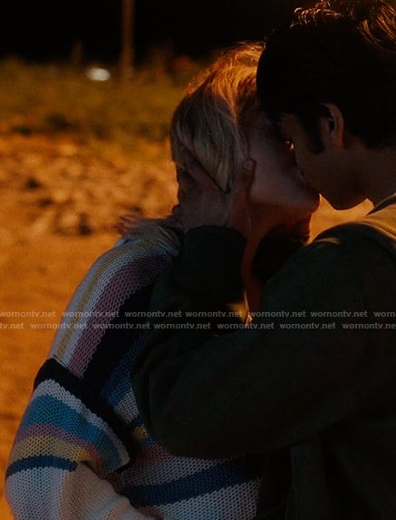 Cadence’s striped hoodie on We Were Liars