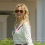 Cadence’s cable knit varsity sweater and skirt on We Were Liars