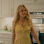 Cadence’s yellow floral print mini dress on We Were Liars