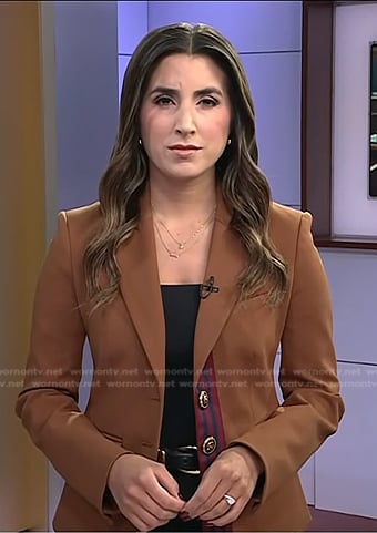 Camila Bernal’s brown blazer on Today
