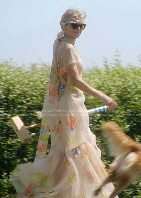 Carrie’s sheer floral maxi dress on We Were Liars