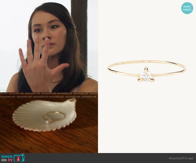 Catbird Jewelry Diamond Fizz Ring in Sparkler worn by Belly Conklin (Lola Tung) on The Summer I Turned Pretty
