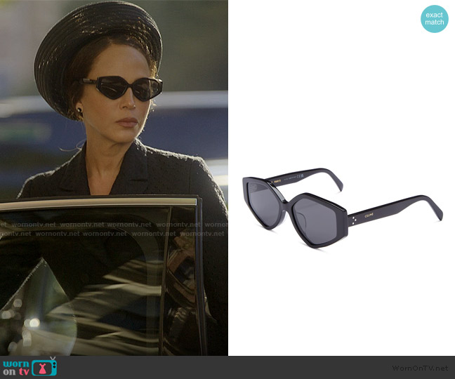 Celine Geometric Sunglasses worn by Lisa Todd Wexley (Nicole Ari Parker) on And Just Like That