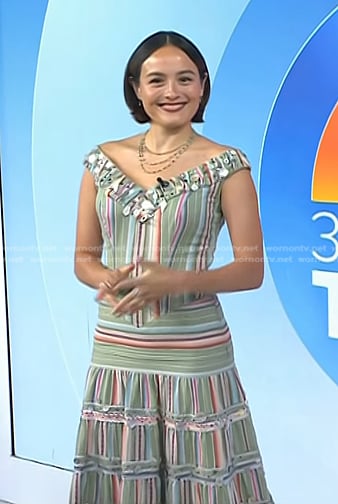 Chase Sui’s striped dress on Today