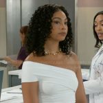 Chelsea’s leopard print jeans on Beyond the Gates