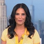Darlene’s yellow knit polo dress on Today