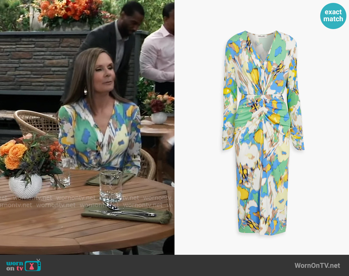 Diane von Furstenberg Hades Dress worn by Lucy Coe (Lynn Herring) on General Hospital